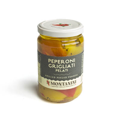 Peperoni grigliati pelati - Montanini